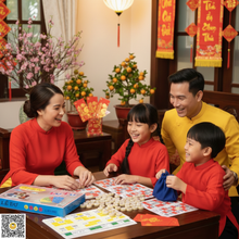 Load image into Gallery viewer, Cờ Lô Tô | Classic Vietnamese Bingo Set TẾT 2026