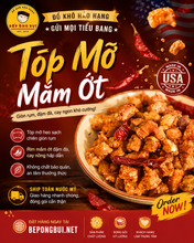 Load image into Gallery viewer, Tóp Mỡ Mắm Ớt Giòn Rụm | Spicy Pork Rinds - Bếp Ông Bụi