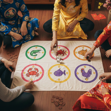 Load image into Gallery viewer, Bầu Cua Cá Cọp | Gourd Crab Fish Tiger TẾT 2026