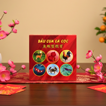 Load image into Gallery viewer, Bầu Cua Cá Cọp | Gourd Crab Fish Tiger TẾT 2026