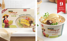 Load image into Gallery viewer, Miến Cua - ăn liền ( 1 thùng 9 tô ) - Bếp Ông Bụi