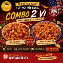Load image into Gallery viewer, COMBO Crispy Pork Rinds with Butter Chicken Jerky - Bếp Ông Bụi