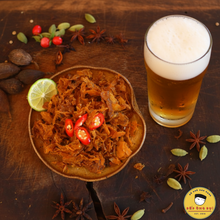 Load image into Gallery viewer, Khô Mực Xé Cay | Đặc Sản Khô Mực Cay | Spicy Squid Jerky - Bếp Ông Bụi