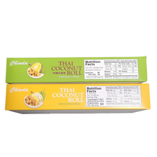 Load image into Gallery viewer, Bánh ống dừa Thái Lan | Coconut Roll with Durian | Coconut Roll with Jackfruit - Bếp Ông Bụi
