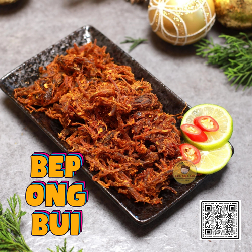 Khô Bò Xé Sợi ( HOT BEEF JERKY LEMONGRASS)