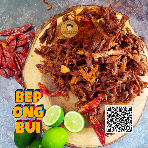 Heo Sấy Tỏi Cay (spicy GARLIC PORK JERKY)