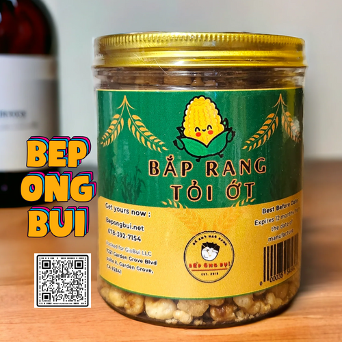 Bắp Tỏi Ớt Rang - Cripsy Spicy Corn with Garlic