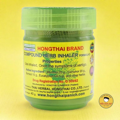 Ống Hít Mũi Hồng Thái Xanh | Hong Thai Inhaler - Thái Lan