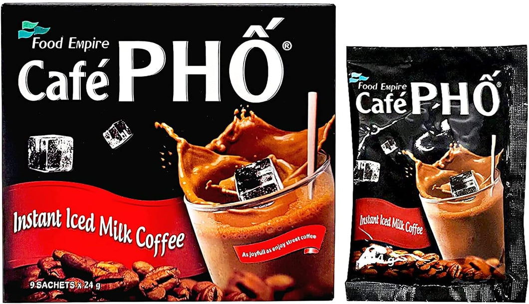 Cafe Phố instant Iced Milk Coffee - Bếp Ông Bụi 