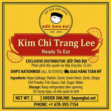 Load image into Gallery viewer, KIMCHI TRANG LEE – FRESH &amp; READY TO EAT | KIM CHI TƯƠI
