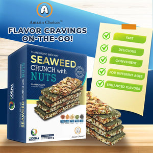 Bánh Rong Biển - Seaweed Crunch with Nuts