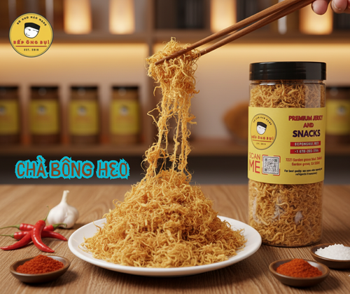 Chà Bông Thịt Heo | Pork Floss - Bếp Ông Bụi 