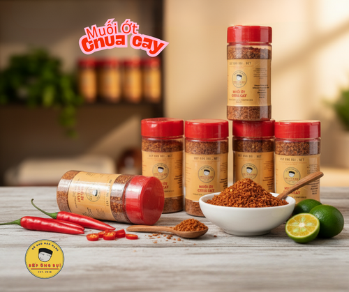 Muối Ớt Chua Cay  – Gia Vị Nướng BBQ, Chấm Trái Cây - Bếp Ông Bụi 