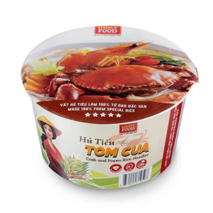 Miến tôm cua - ăn liền ( 1 thùng 9 tô )