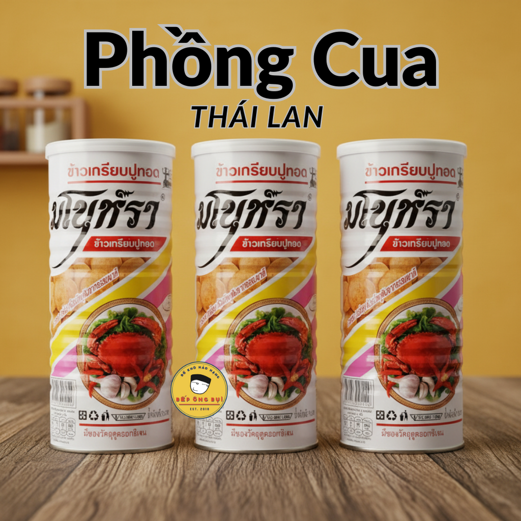 Phồng Cua Chiên Giòn | Fried Crab Chips