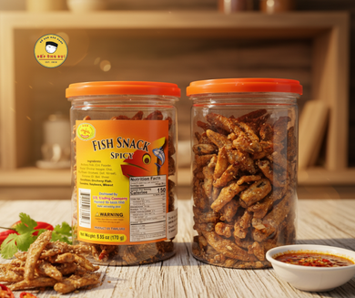 Khô Cá Cơm Giòn | Fish Snack Spicy | Anchovy Fish Snacks - Bếp Ông Bụi 