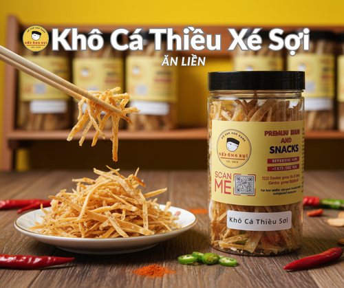 Khô Cá Thiều Ăn Liền - Xé Sợi - Bếp Ông Bụi 