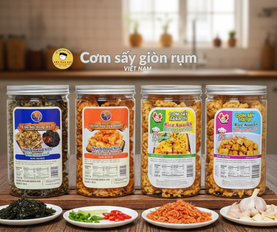 Cơm Sấy | Cơm Cháy các loại - Bếp Ông Bụi 