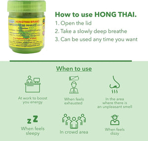 Ống Hít Thảo Dược Hong Thai ( 3 hũ ) Hong Thai Inhaler (Pack of 3) - Bếp Ông Bụi 