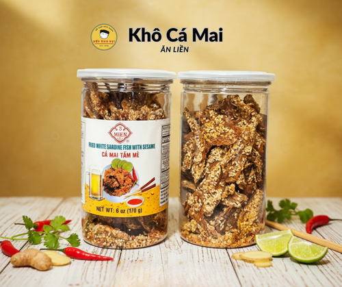 Khô Cá Mai tẩm mè - Bếp Ông Bụi 
