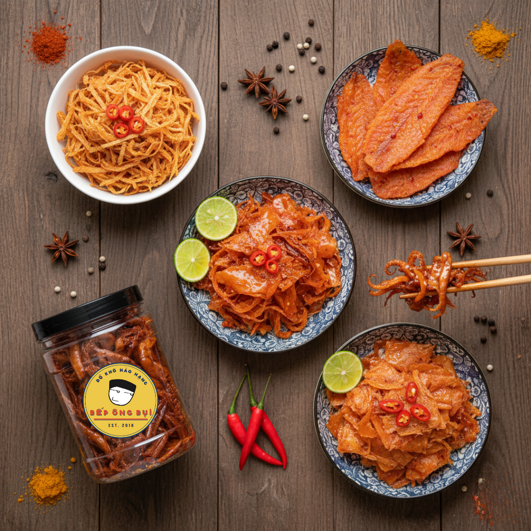 Combo KHÔ HẢI SẢN | Seafood Snack Combo