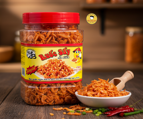 Tép Sấy Giòn (ăn liền) | Ruốc sấy ăn liền - Bếp Ông Bụi 