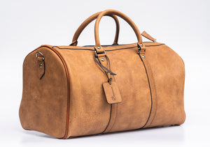 Handmade Leather Travel Bag - Fashionable travel bag - Bếp Ông Bụi 