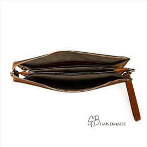 Premium clutch - GB handmade leather unisex - Bếp Ông Bụi