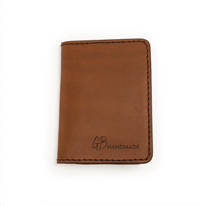 Slim Leather Wallet - Handmade - Bếp Ông Bụi